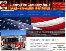 Tablet Screenshot of liberty11.org